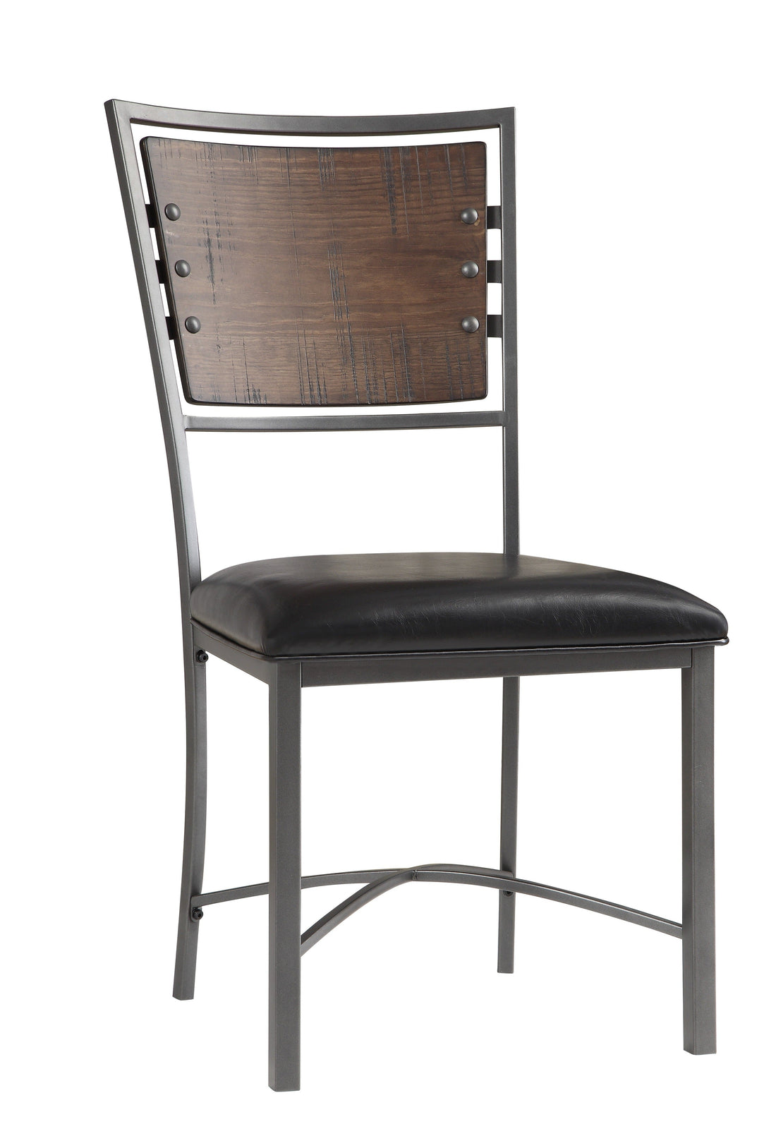 Fideo Brown/Gray Side Chair, Set of 2 - 5606S - Bien Home Furniture &amp; Electronics