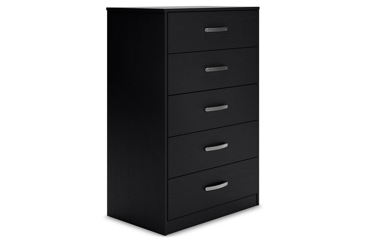 Finch Black Chest of Drawers - EB3392-245 - Bien Home Furniture & Electronics