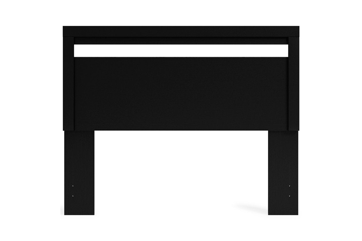 Finch Black Queen Panel Headboard - EB3392-157 - Bien Home Furniture & Electronics