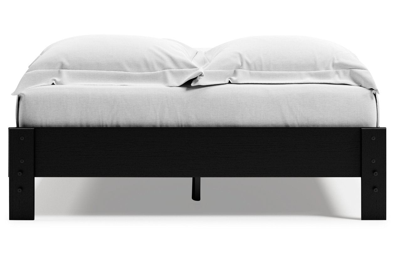 Finch Black Queen Platform Bed - EB3392-113 - Bien Home Furniture & Electronics