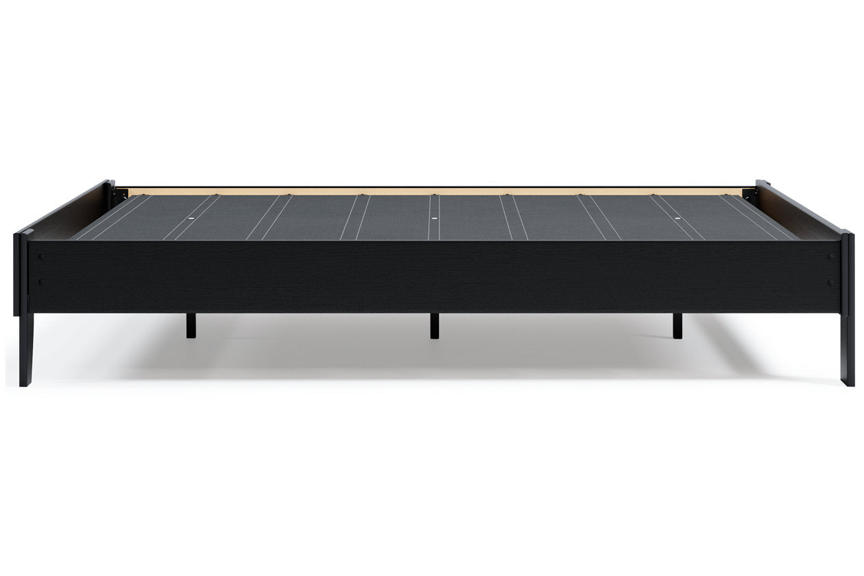Finch Black Queen Platform Bed - EB3392-113 - Bien Home Furniture & Electronics
