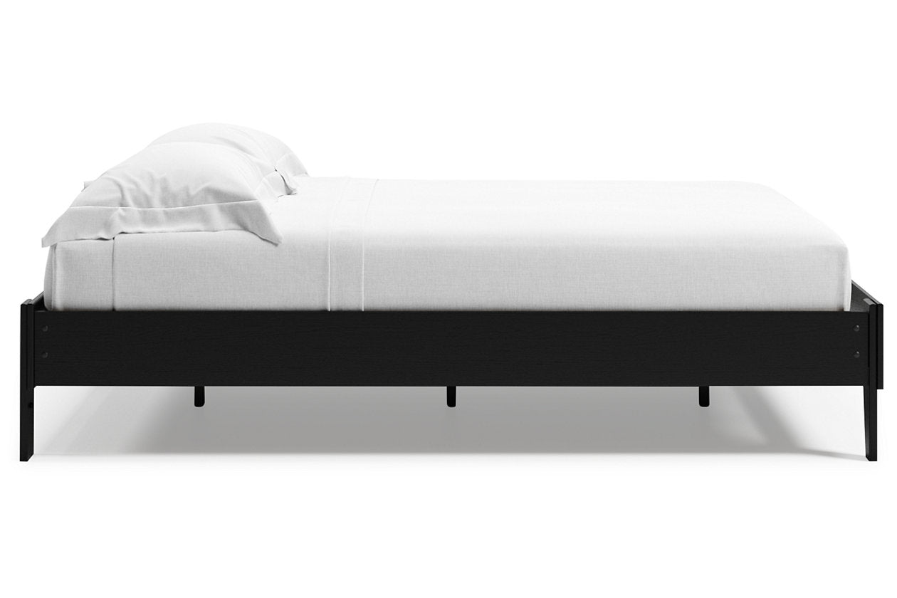 Finch Black Queen Platform Bed - EB3392-113 - Bien Home Furniture & Electronics