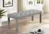 Finley Gray Accent Bench - 4945 - Bien Home Furniture & Electronics