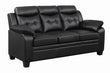 Finley Tufted Upholstered Sofa Black - 506551 - Bien Home Furniture & Electronics