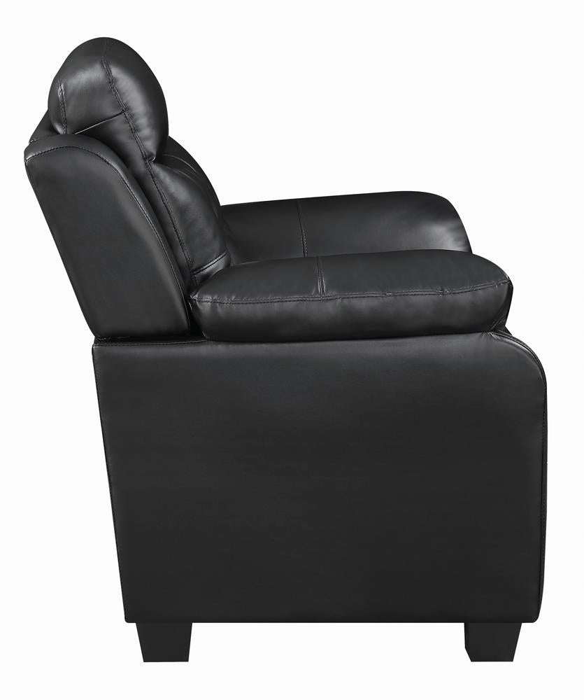 Finley Tufted Upholstered Sofa Black - 506551 - Bien Home Furniture & Electronics