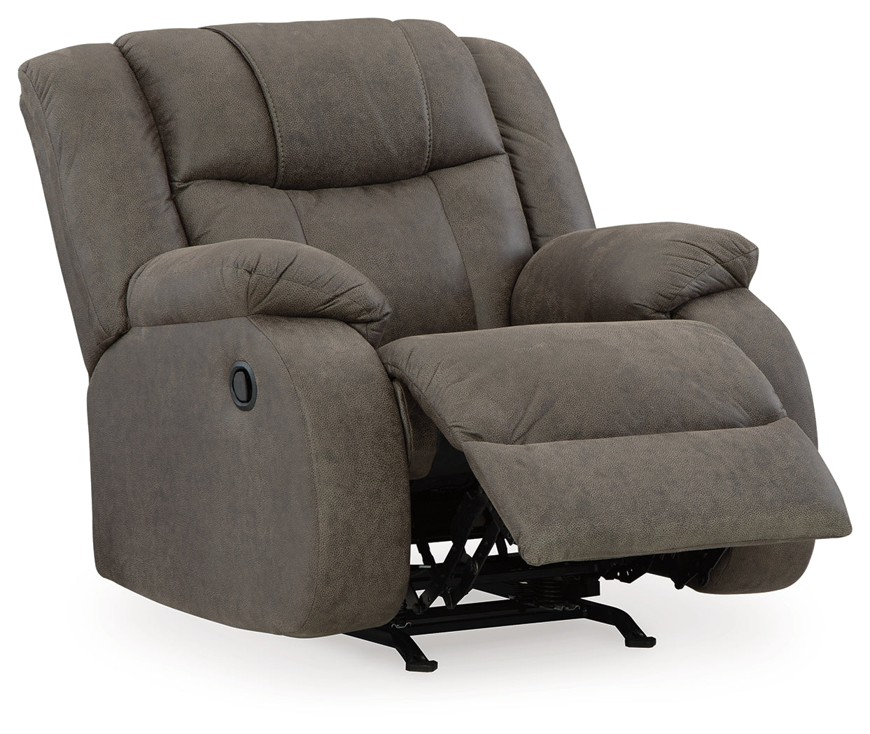 First Base Gunmetal Recliner - 6880425 - Bien Home Furniture & Electronics