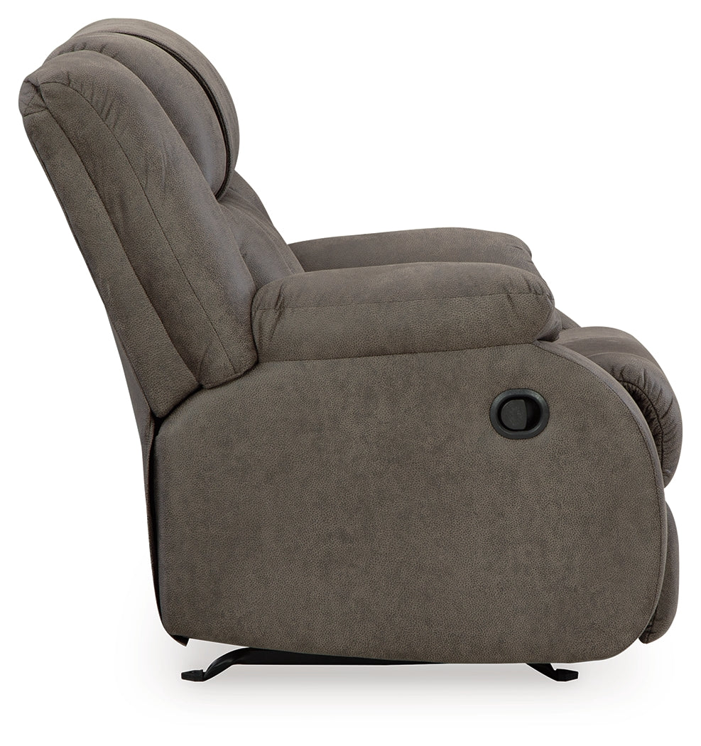 First Base Gunmetal Recliner - 6880425 - Bien Home Furniture & Electronics