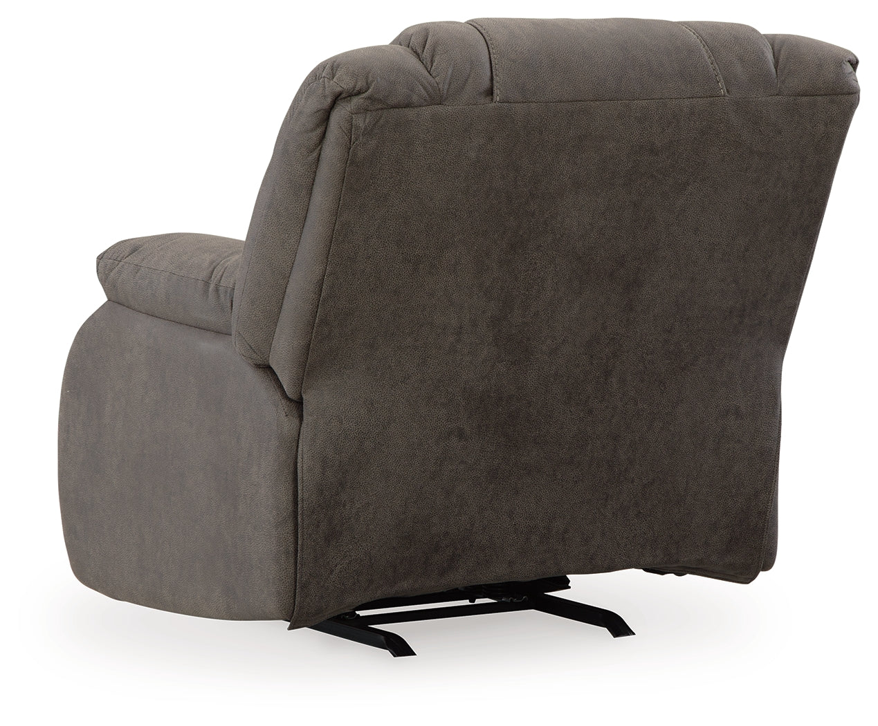 First Base Gunmetal Recliner - 6880425 - Bien Home Furniture & Electronics
