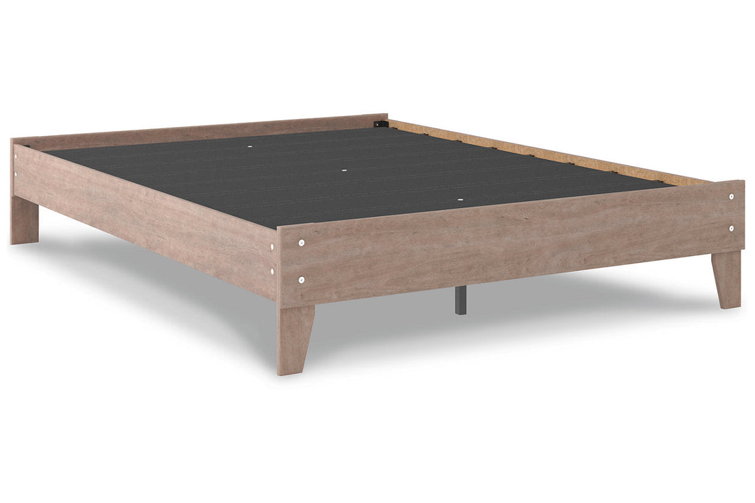 Flannia Gray Queen Platform Bed - EB2520-113 - Bien Home Furniture &amp; Electronics