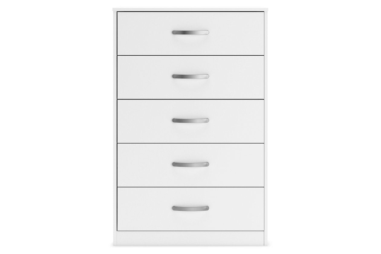 Flannia White Chest of Drawers - EB3477-245 - Bien Home Furniture & Electronics