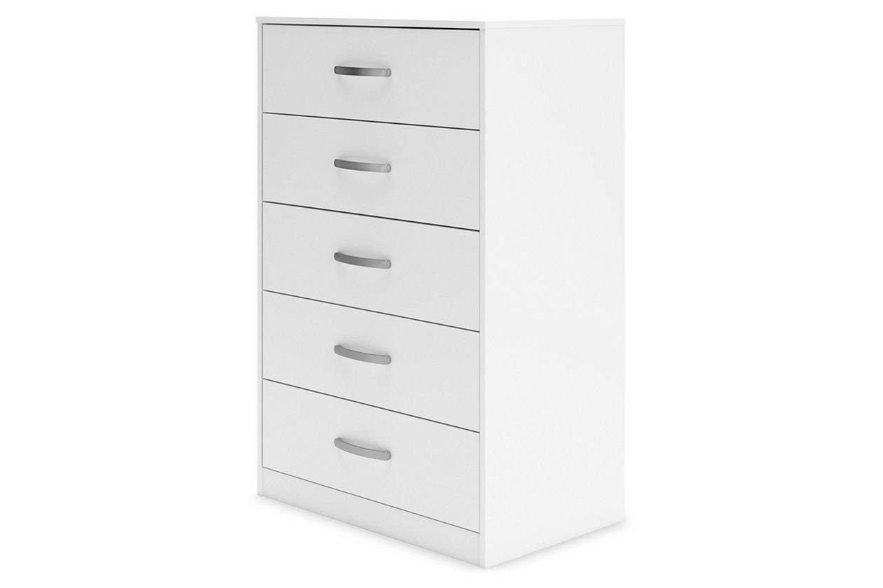 Flannia White Chest of Drawers - EB3477-245 - Bien Home Furniture & Electronics