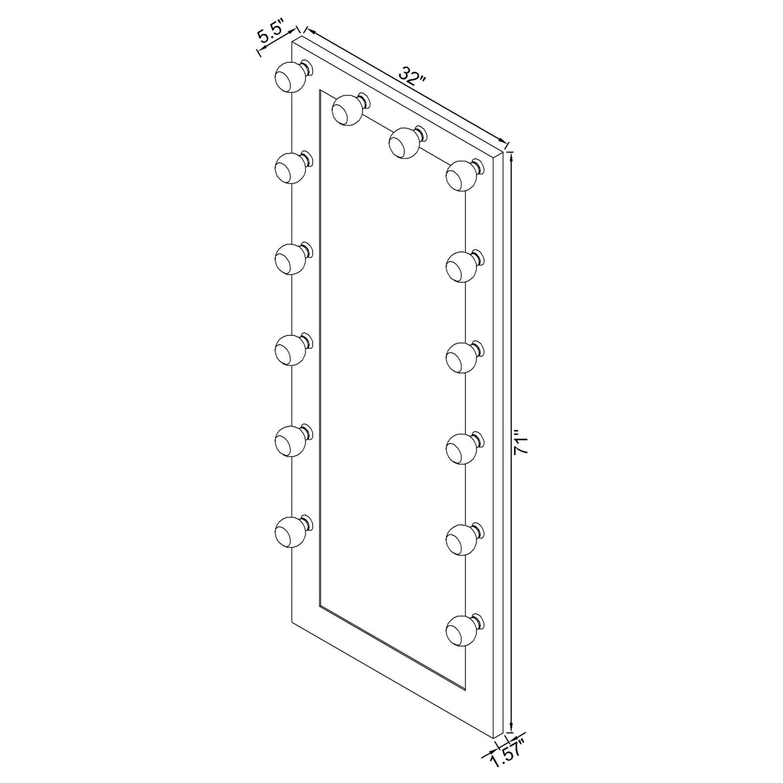 FLOOR MIRROR - 969558 - Bien Home Furniture & Electronics