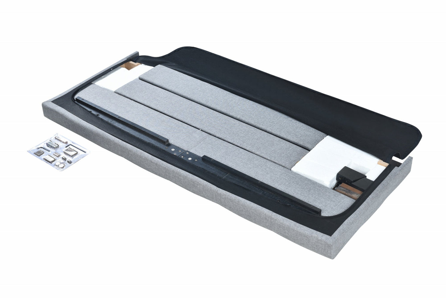 Florence Gray Full Upholstered Bed - 5270GY-F - Bien Home Furniture & Electronics