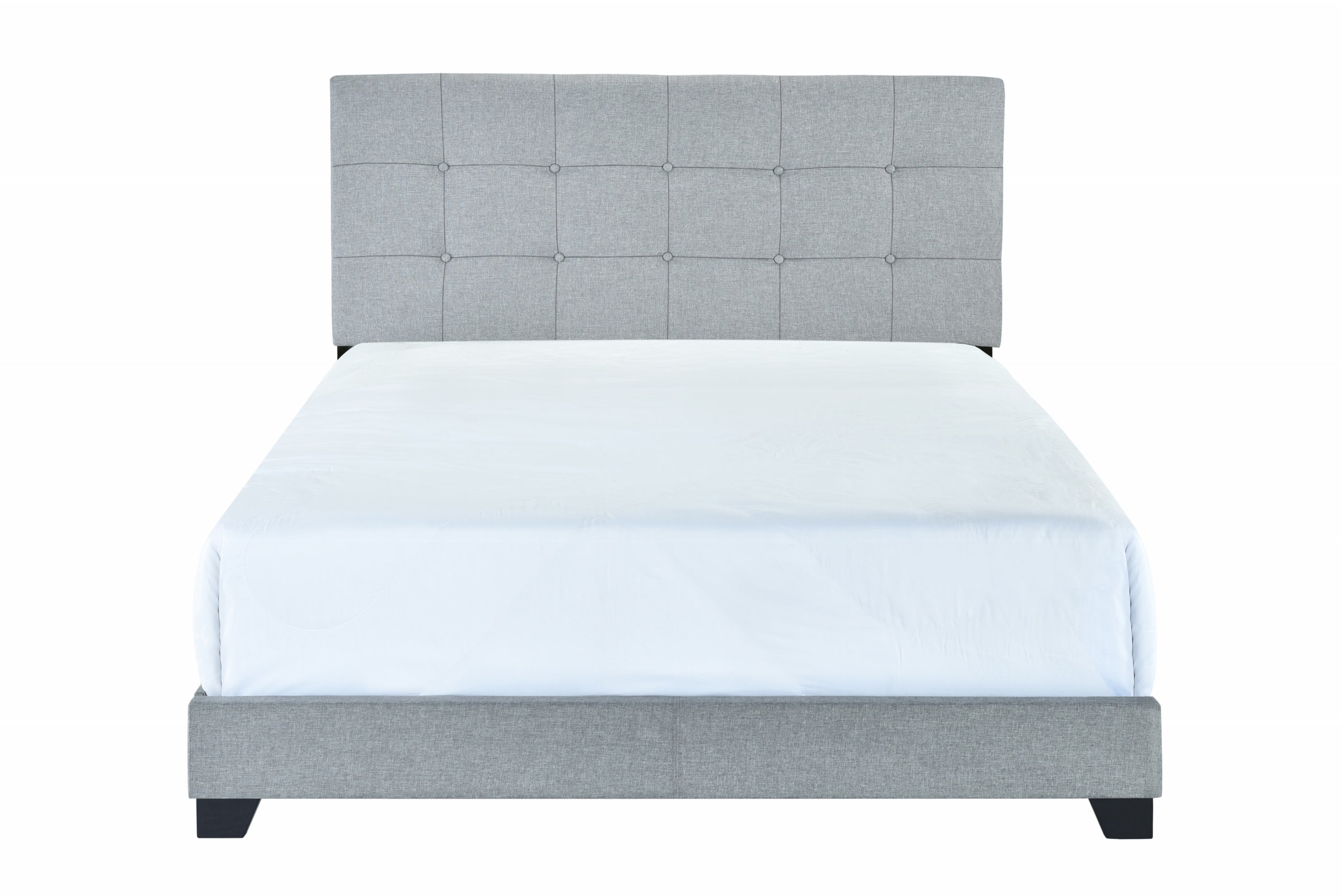 Florence Gray King Upholstered Bed - 5270GY-K - Bien Home Furniture & Electronics