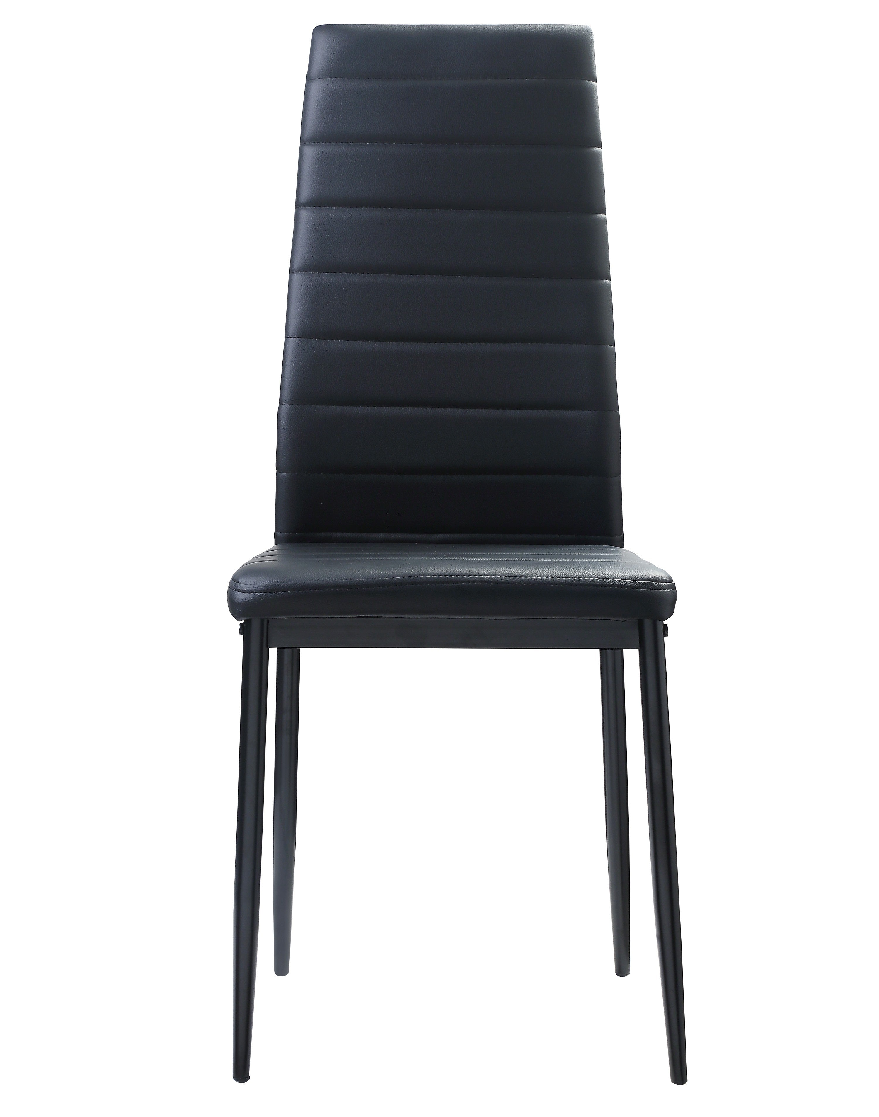 Florian Black Dining Set - SET | 5538BK | 5538BKG | 5538BKS(2) - Bien Home Furniture & Electronics