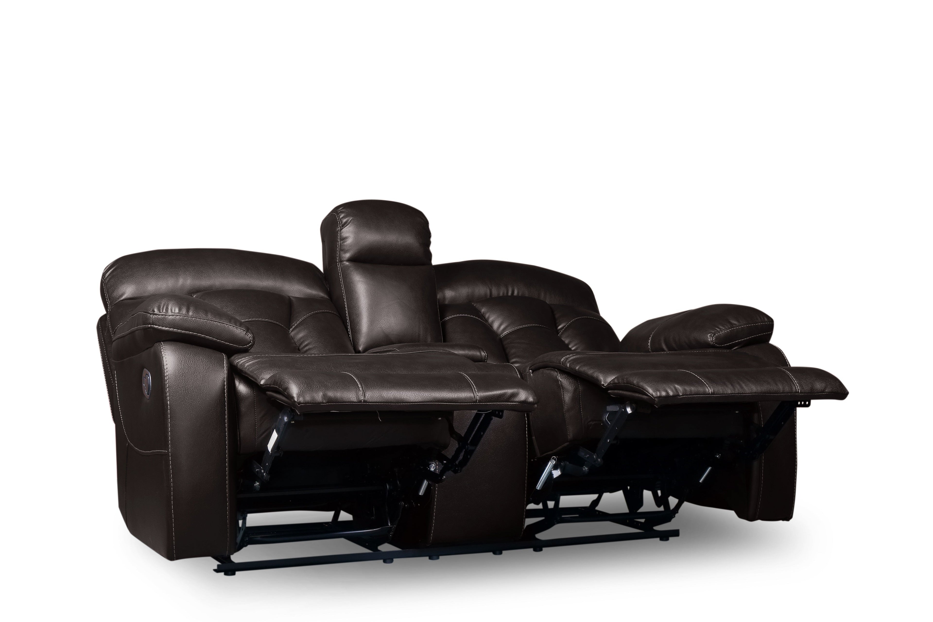 Floyd Brown Power Double Reclining Loveseat - SH3216-2PW - Bien Home Furniture & Electronics
