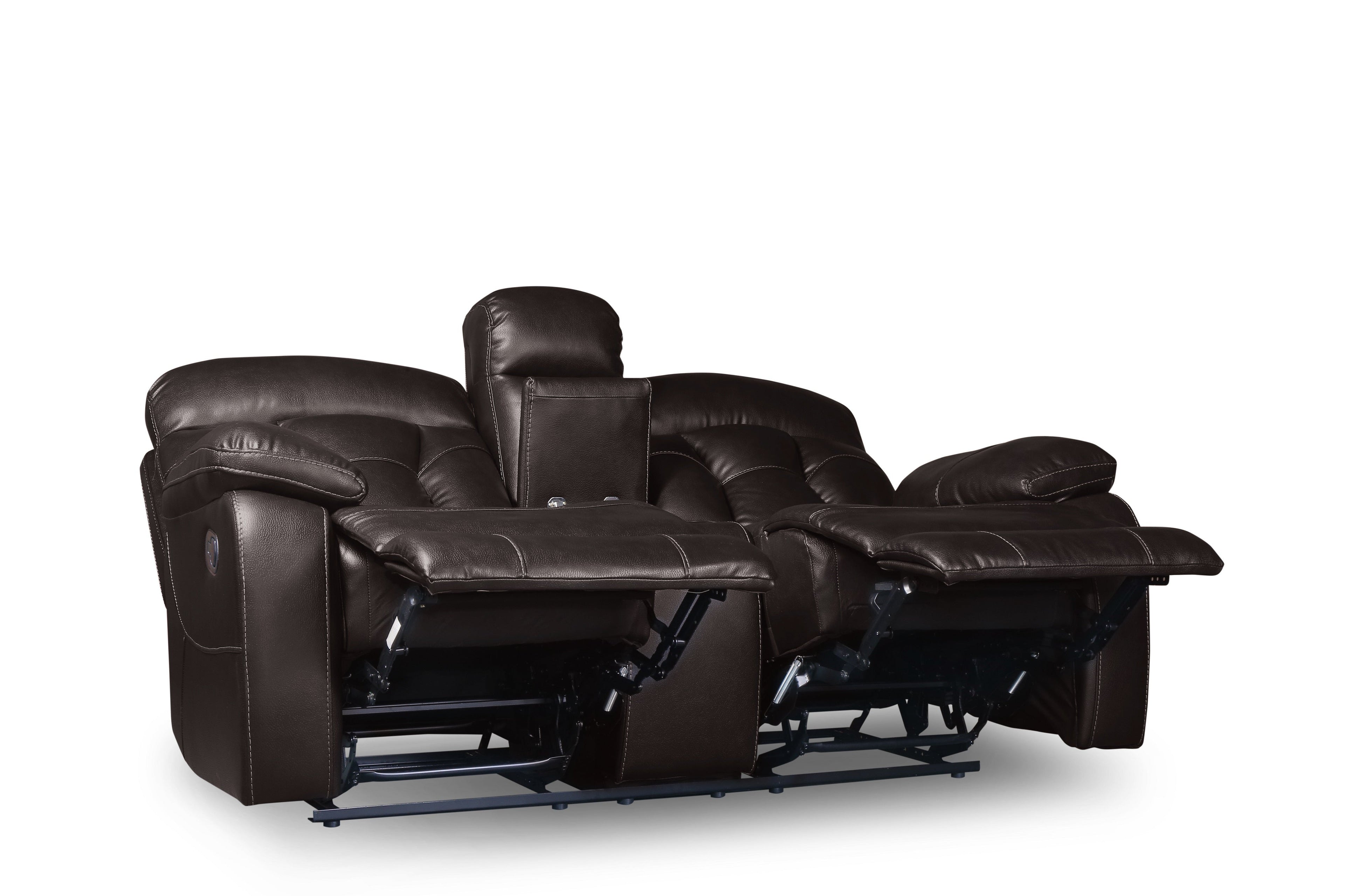 Floyd Brown Power Double Reclining Loveseat - SH3216-2PW - Bien Home Furniture & Electronics