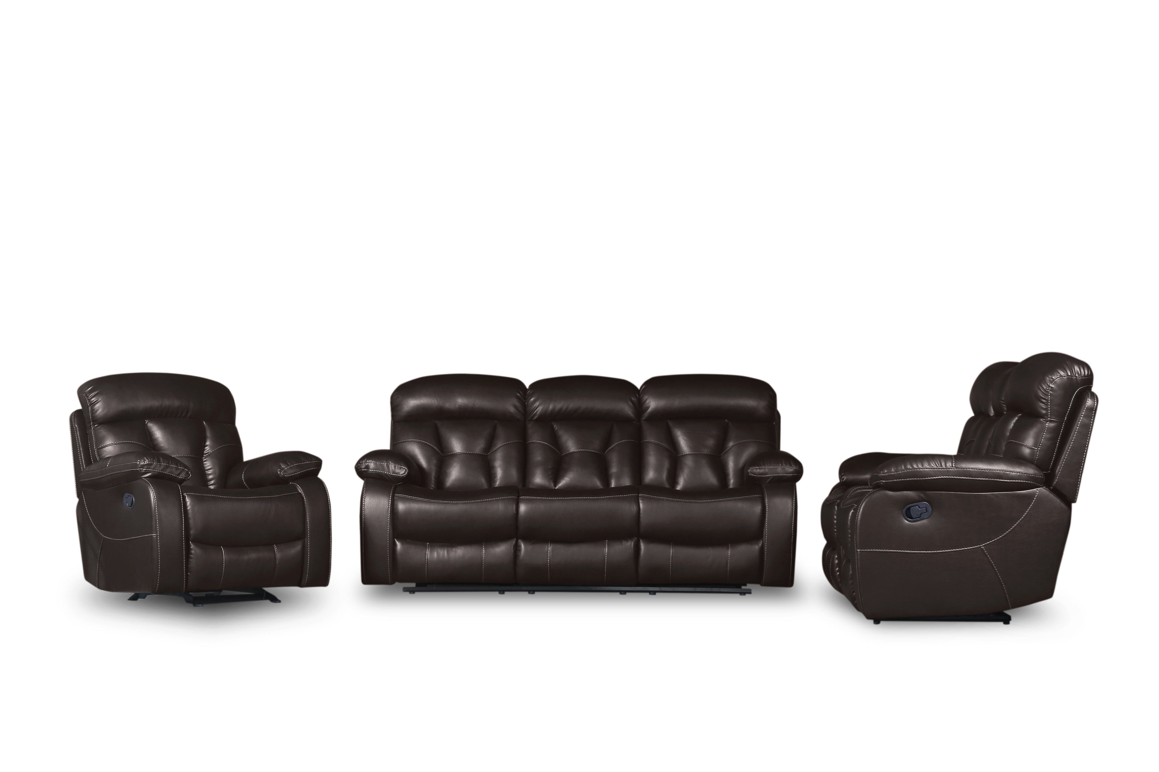 Floyd Brown Power Double Reclining Sofa - SH3216-3PW - Bien Home Furniture & Electronics