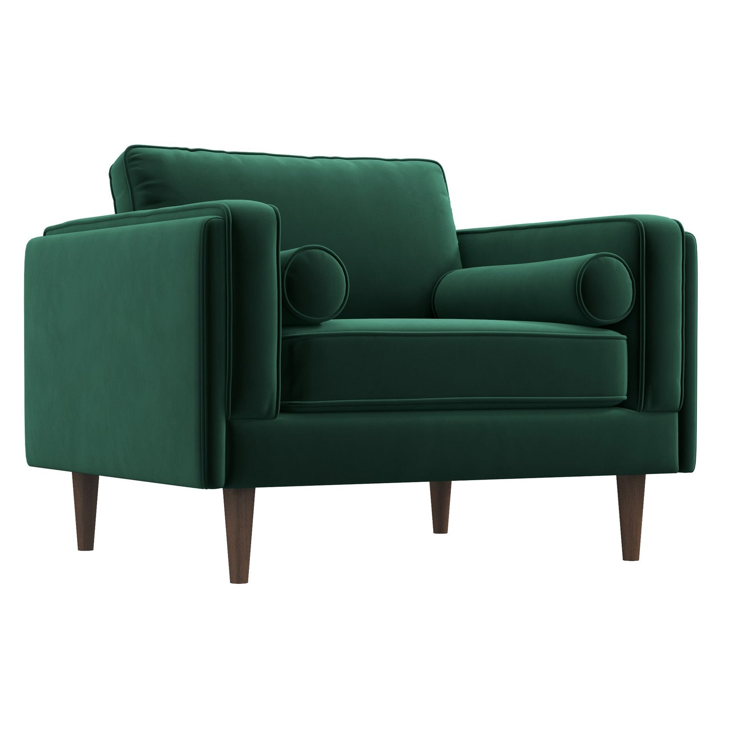 Fordham Green Velvet Accent Chair - MDM01812 - Bien Home Furniture & Electronics