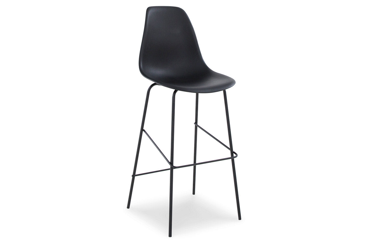 Forestead Black Bar Height Barstool, Set of 2 - D130-130 - Bien Home Furniture & Electronics