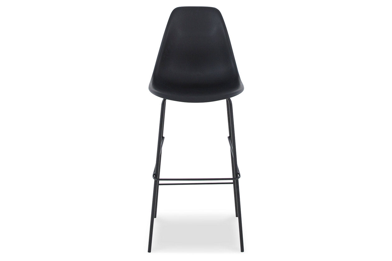 Forestead Black Bar Height Barstool, Set of 2 - D130-130 - Bien Home Furniture & Electronics