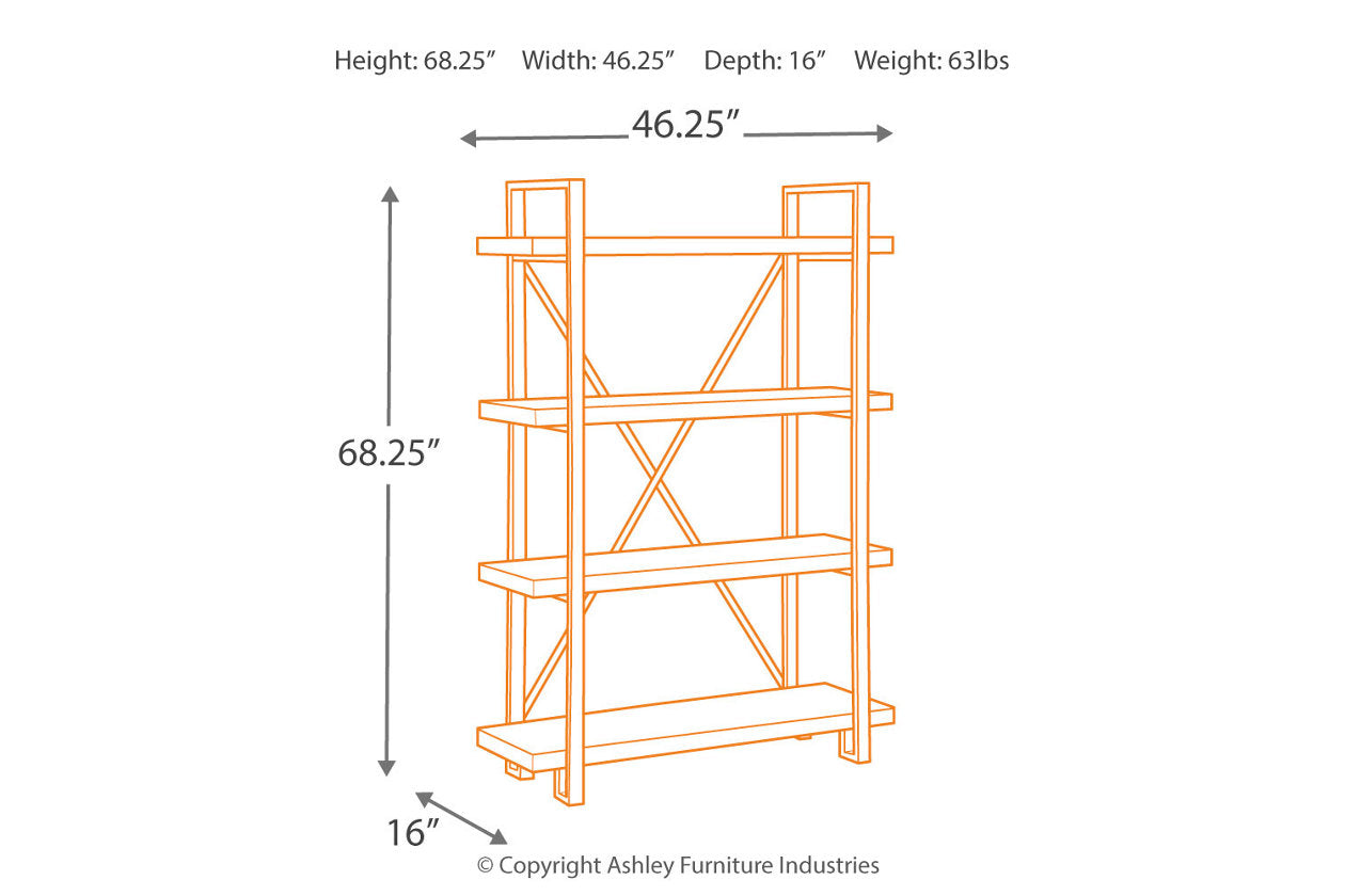Forestmin Brown/Black Bookcase - A4000045 - Bien Home Furniture & Electronics