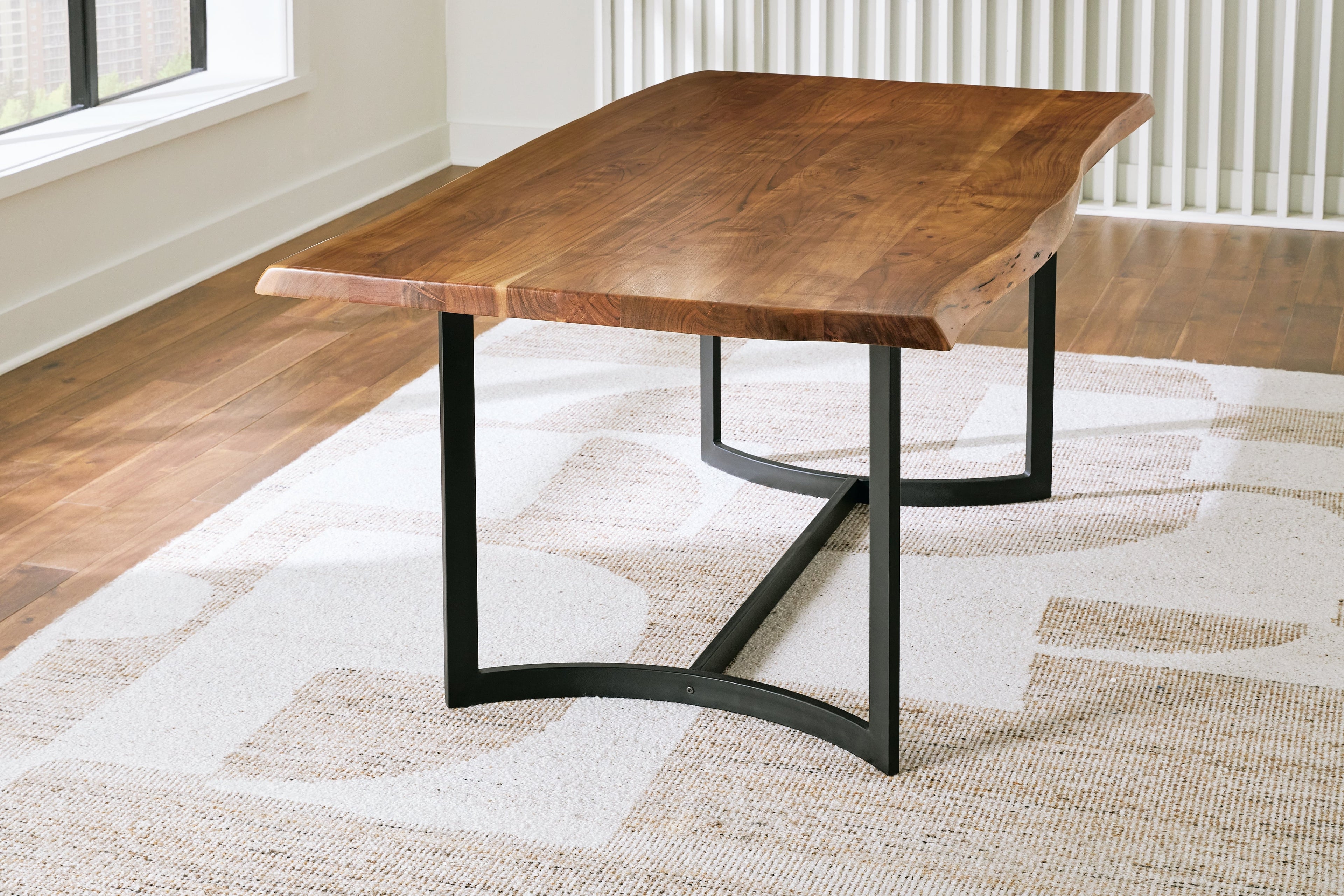 Fortmaine Brown/Black Dining Table - D872-25 - Bien Home Furniture &amp; Electronics