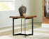 Fortmaine Brown/Black End Table - T872-3 - Bien Home Furniture & Electronics
