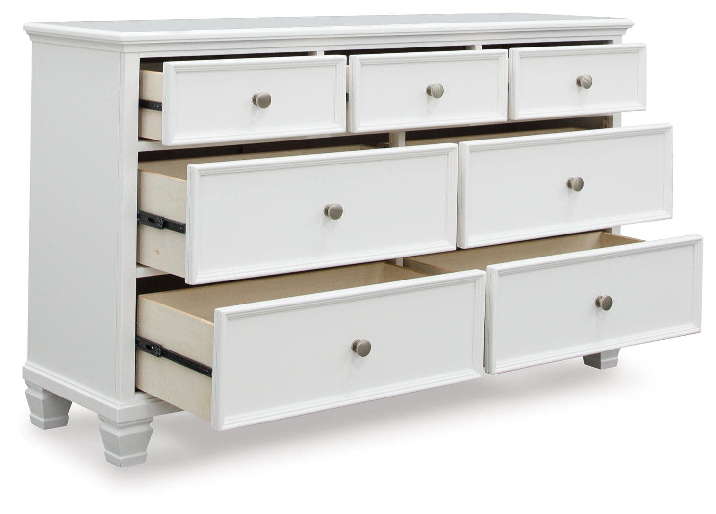 Fortman White Dresser - B680-31 - Bien Home Furniture & Electronics