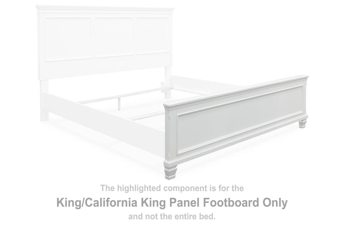 Fortman White King/California King Panel Footboard - B680-56 - Bien Home Furniture & Electronics