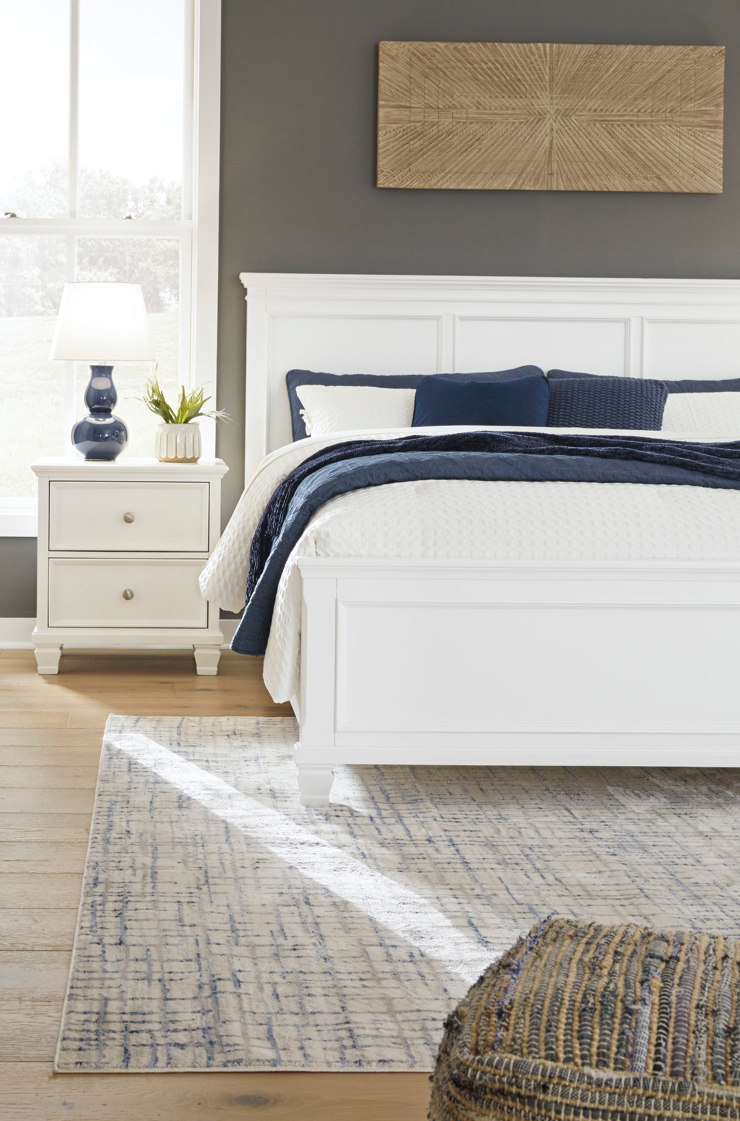 Fortman White Panel Bedroom Set - SET | B680-54 | B680-57 | B680-97 | B100-13 | B680-92 | B680-46 - Bien Home Furniture & Electronics