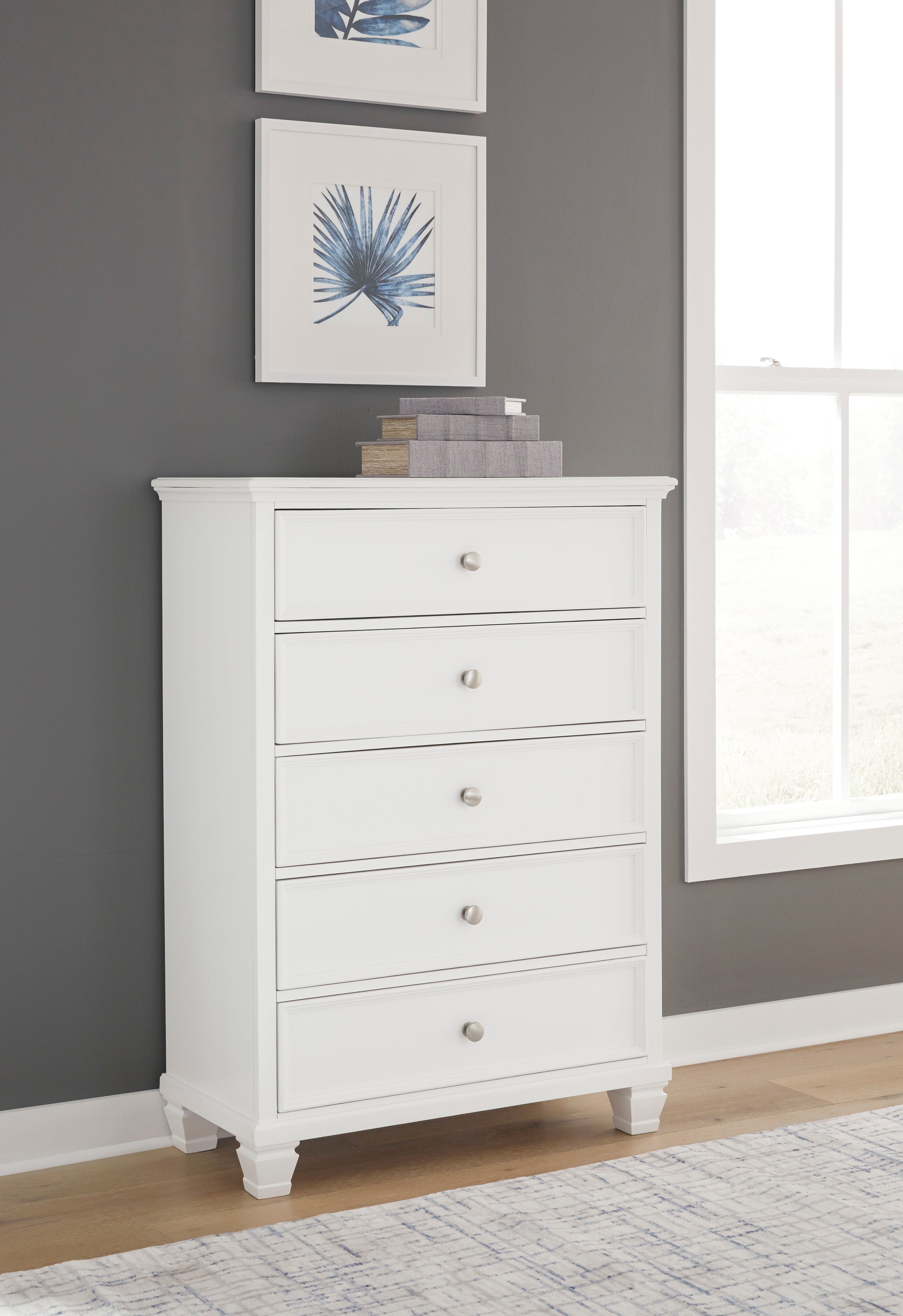 Fortman White Panel Youth Bedroom Set - SET | B680-84 | B680-86 | B680-87 | B680-31 | B680-36 - Bien Home Furniture & Electronics