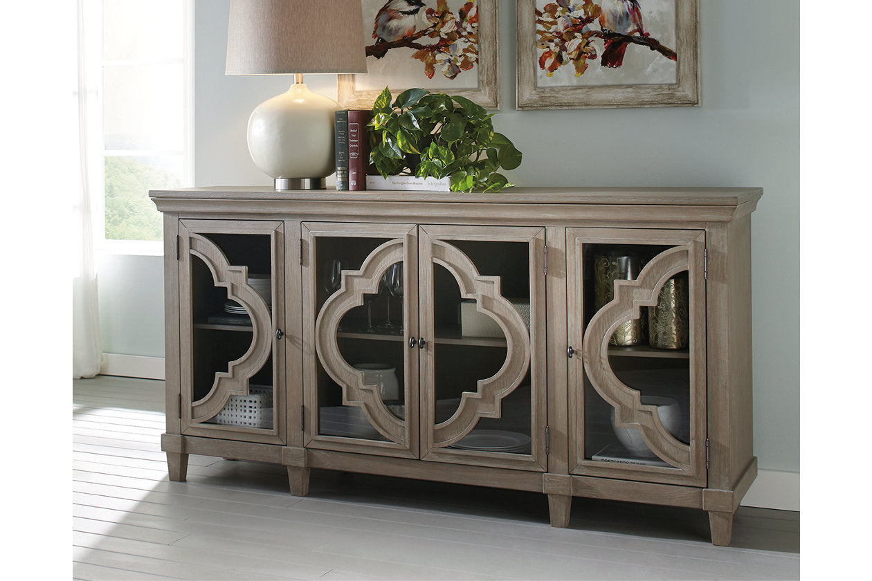 Fossil Ridge Gray Accent Cabinet - A4000037 - Bien Home Furniture & Electronics