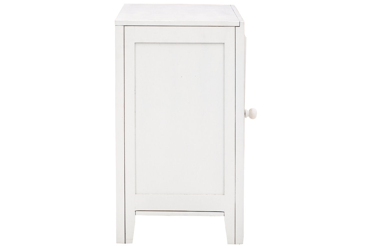 Fossil Ridge White Accent Cabinet - A4000008 - Bien Home Furniture &amp; Electronics