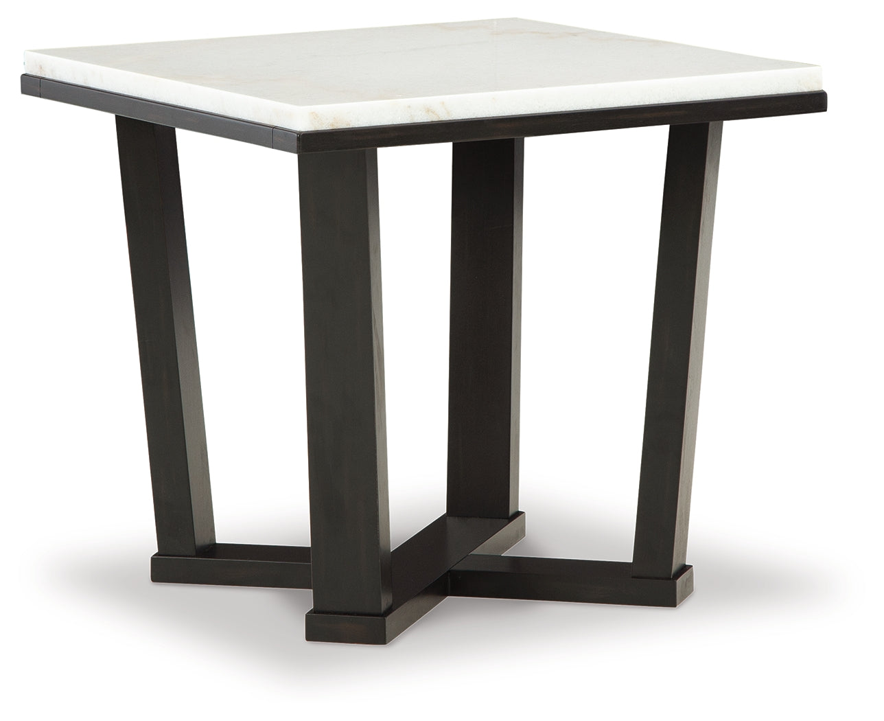 Fostead White/Espresso End Table - T770-2 - Bien Home Furniture & Electronics