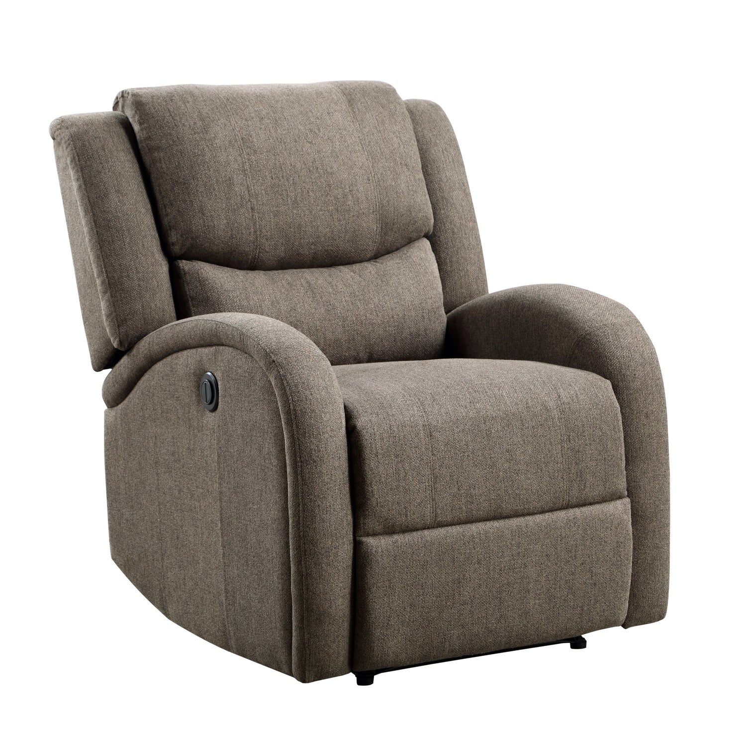 Foxcroft Brown Chenille Power Reclining Chair - 9316BR-1PW - Bien Home Furniture & Electronics