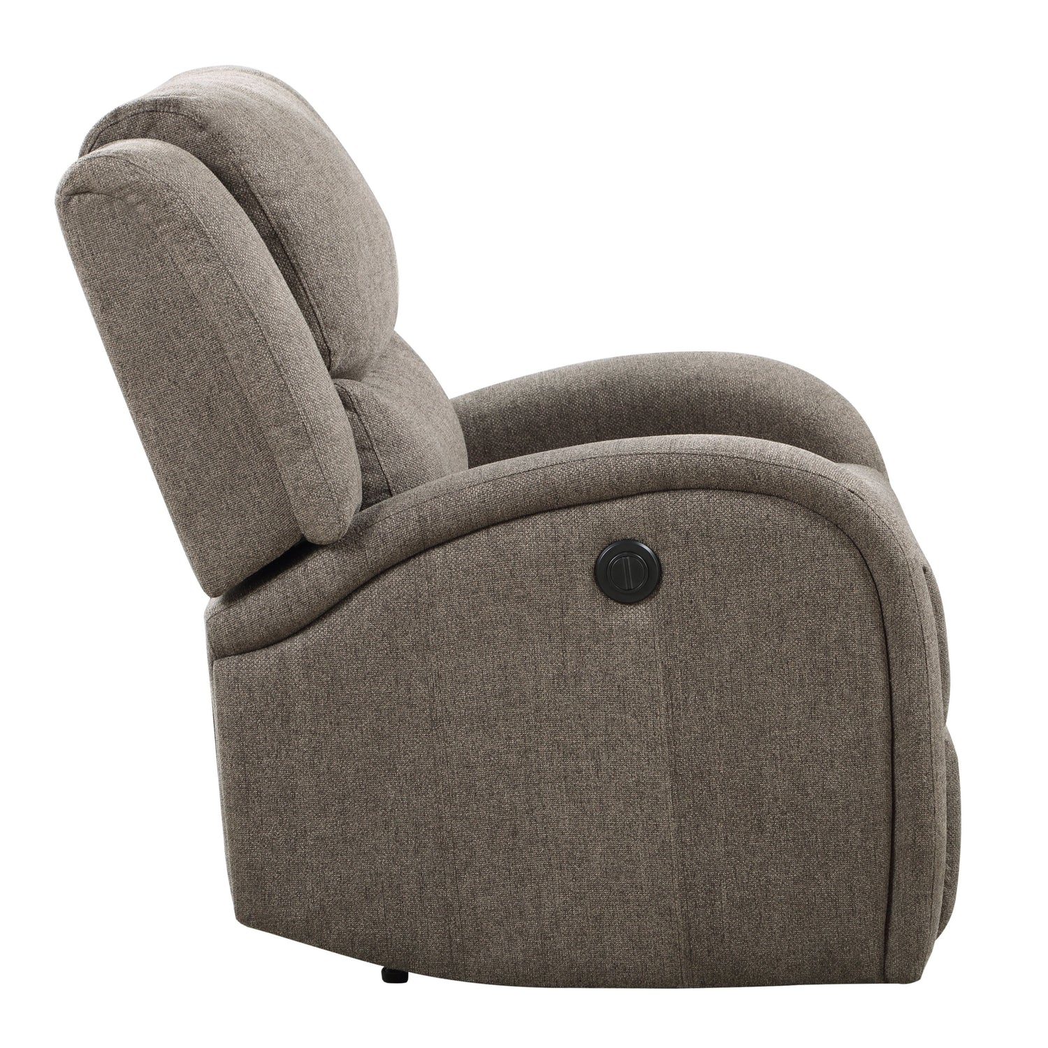 Foxcroft Brown Chenille Power Reclining Chair - 9316BR-1PW - Bien Home Furniture & Electronics