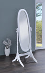 Foyet White Oval Cheval Mirror - 950802 - Bien Home Furniture & Electronics