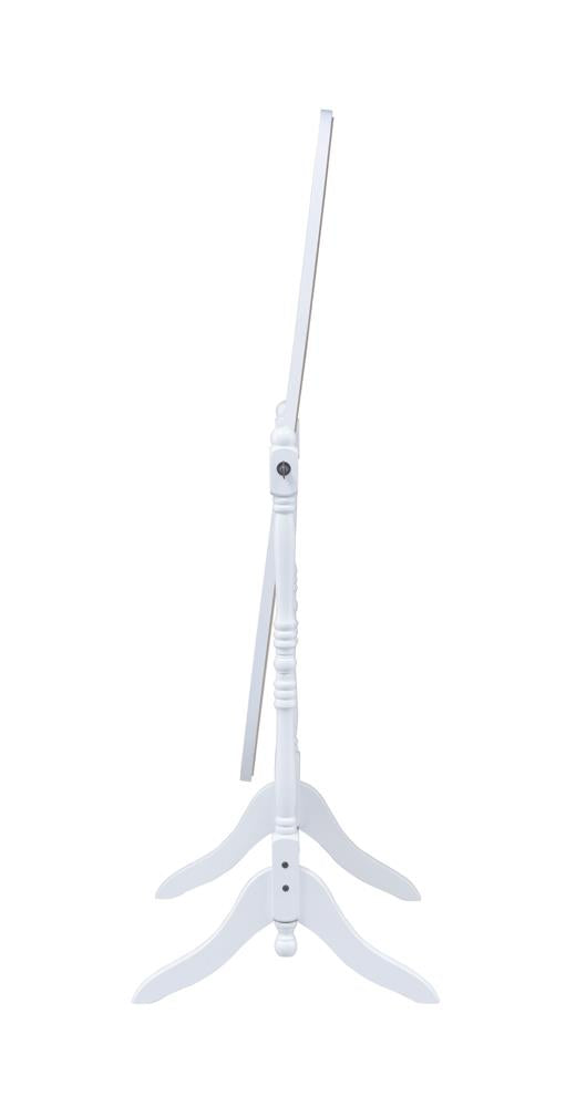 Foyet White Oval Cheval Mirror - 950802 - Bien Home Furniture & Electronics