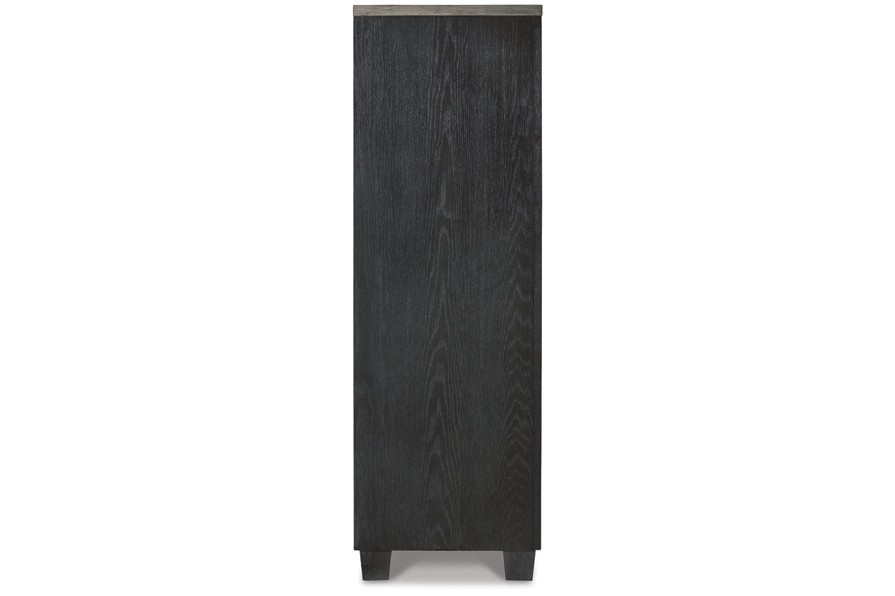 Foyland Black/Brown Door Chest - B989-48 - Bien Home Furniture & Electronics