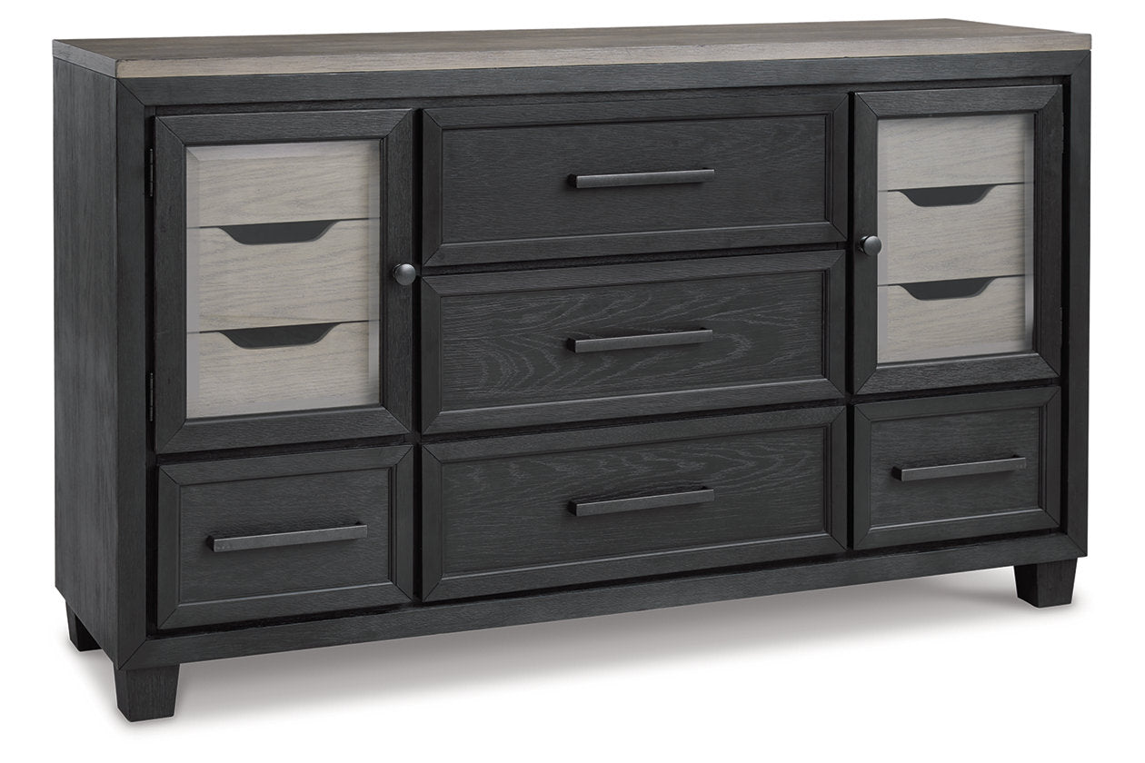 Foyland Black/Brown Dresser - B989-31 - Bien Home Furniture & Electronics