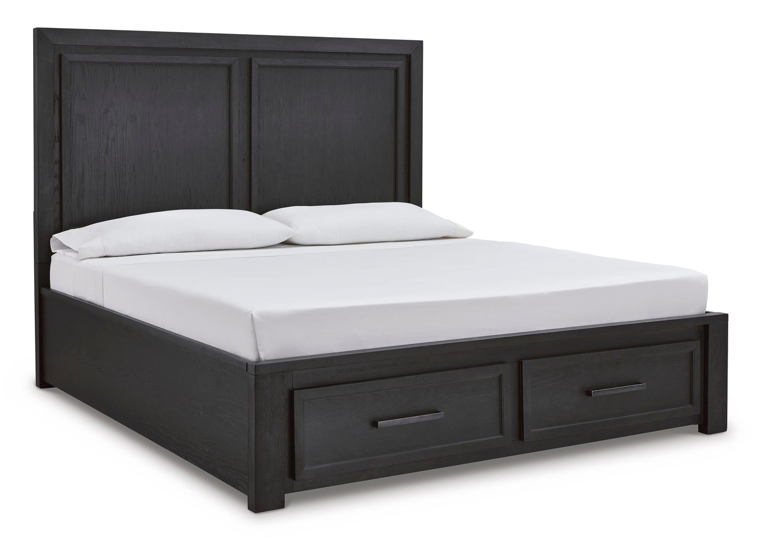 Foyland Black/Brown Footboard Storage Platform Bedroom Set - SET | B989-56S | B989-58 | B989-97 | B989-31 | B989-36 | B989-92 | B989-48 - Bien Home Furniture & Electronics