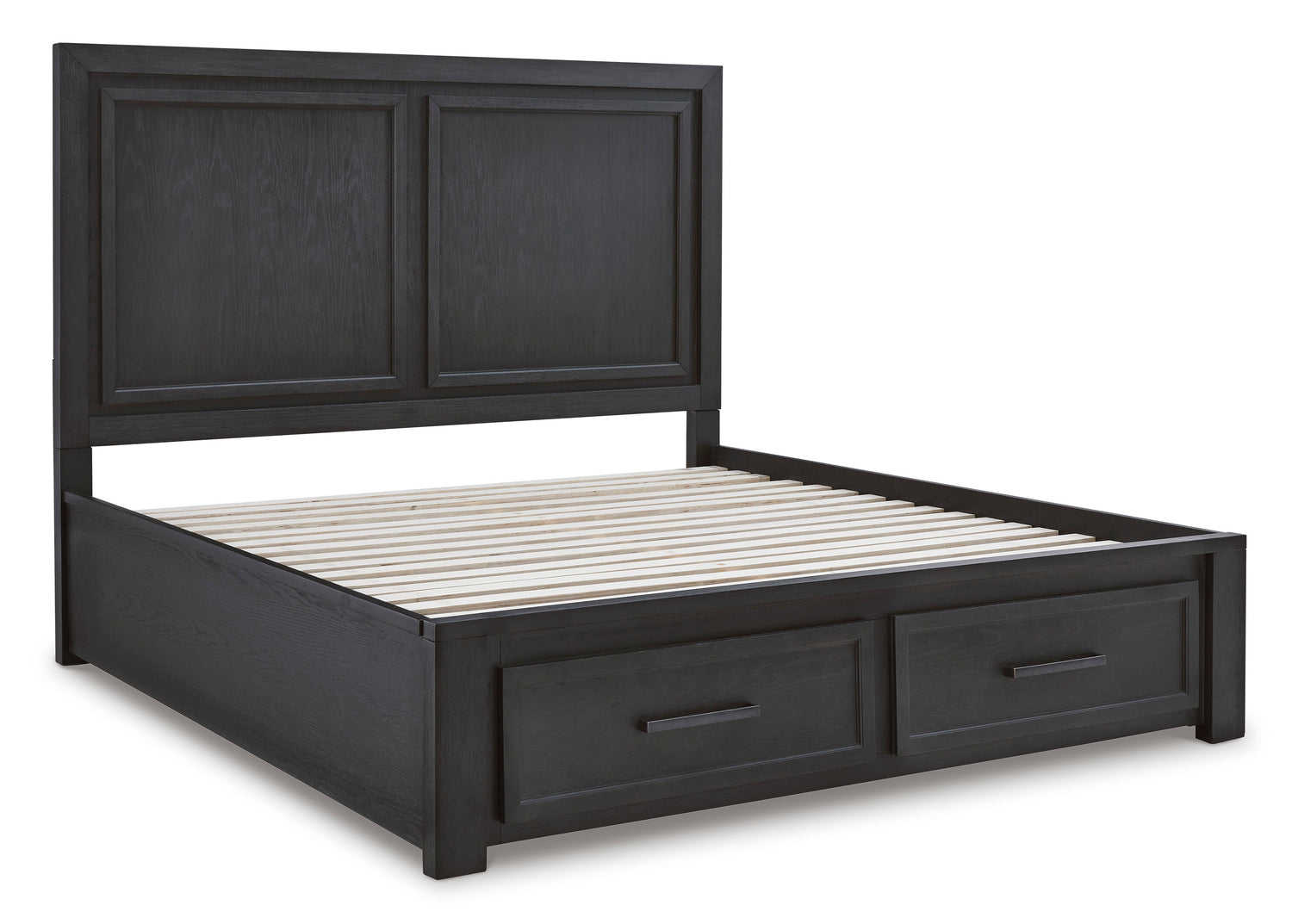 Foyland Black/Brown Footboard Storage Platform Bedroom Set - SET | B989-56S | B989-58 | B989-97 | B989-31 | B989-36 | B989-92 | B989-48 - Bien Home Furniture & Electronics