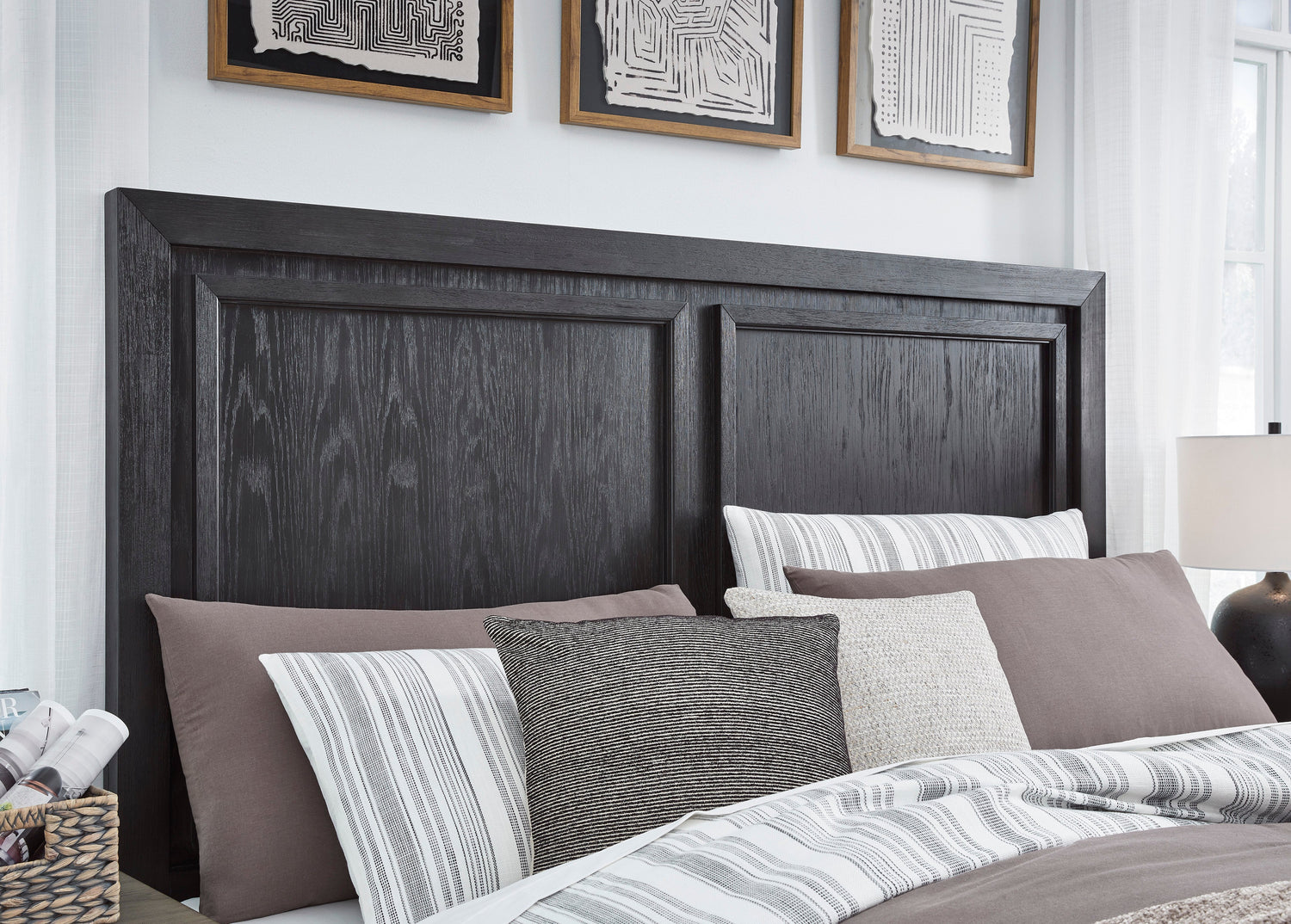 Foyland Black/Brown Footboard Storage Platform Bedroom Set - SET | B989-56S | B989-58 | B989-97 | B989-31 | B989-36 | B989-92 | B989-48 - Bien Home Furniture & Electronics
