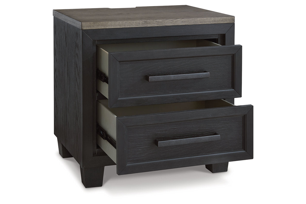 Foyland Black/Brown Nightstand - B989-92 - Bien Home Furniture & Electronics
