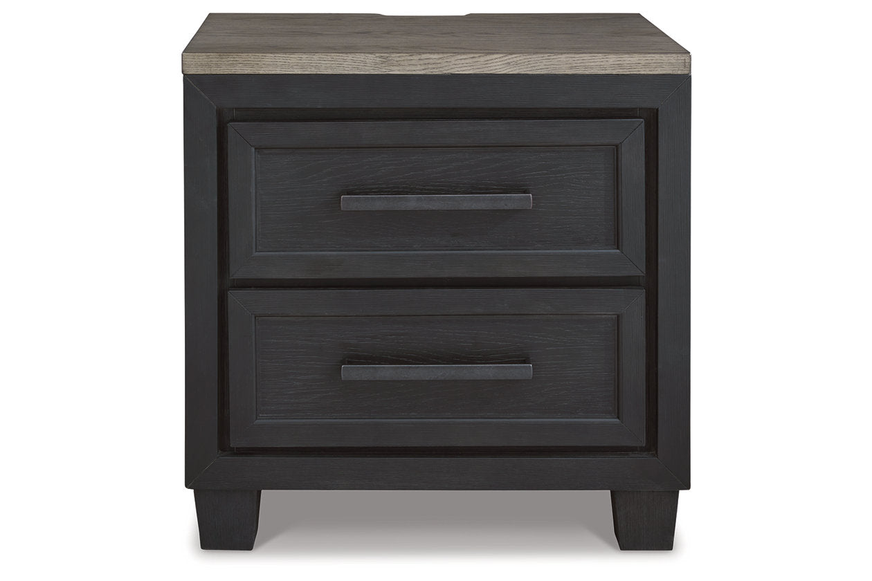 Foyland Black/Brown Nightstand - B989-92 - Bien Home Furniture & Electronics