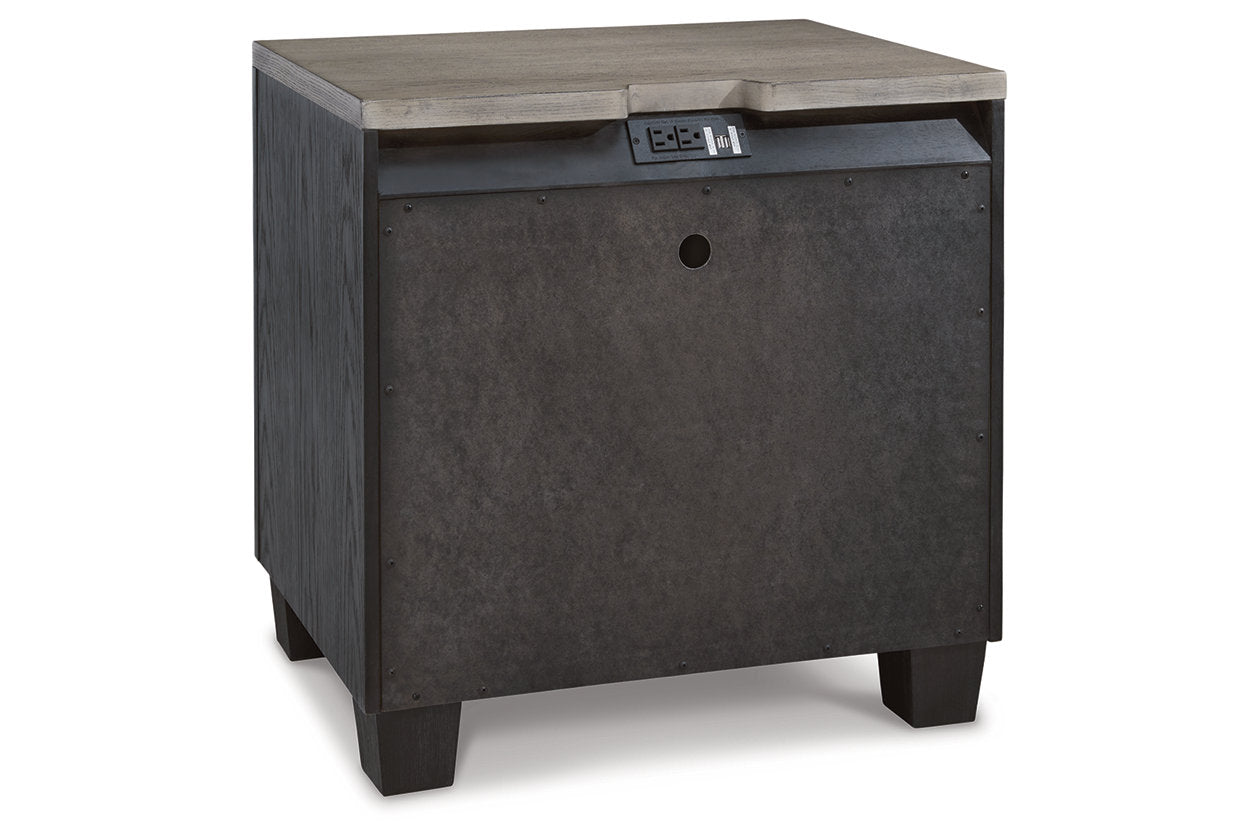 Foyland Black/Brown Nightstand - B989-92 - Bien Home Furniture & Electronics