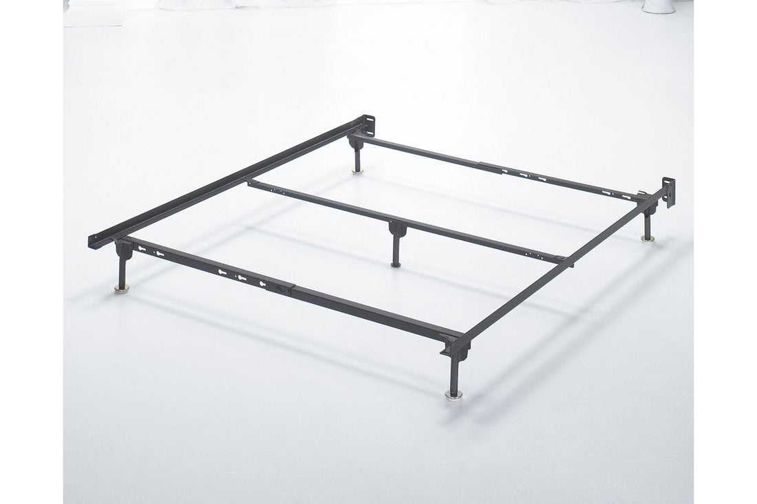 Frames and Rails Metallic Queen Bolt on Bed Frame - B100-31 - Bien Home Furniture &amp; Electronics