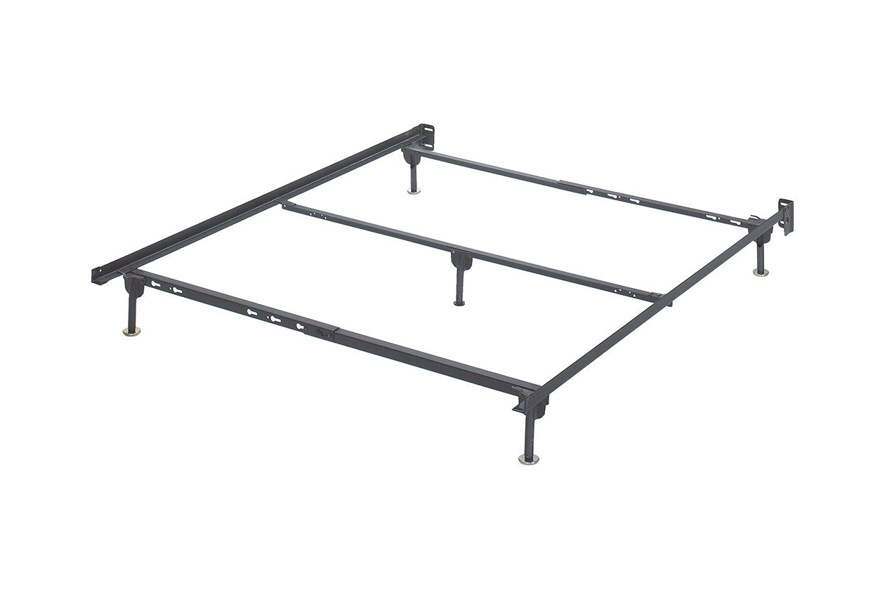 Frames and Rails Metallic Queen Bolt on Bed Frame - B100-31 - Bien Home Furniture & Electronics