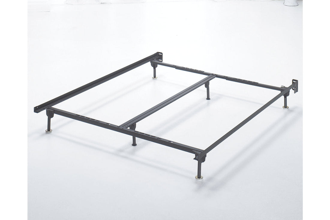 Frames and Rails Metallic Queen/King/California King Bolt on Bed Frame - B100-66 - Bien Home Furniture &amp; Electronics